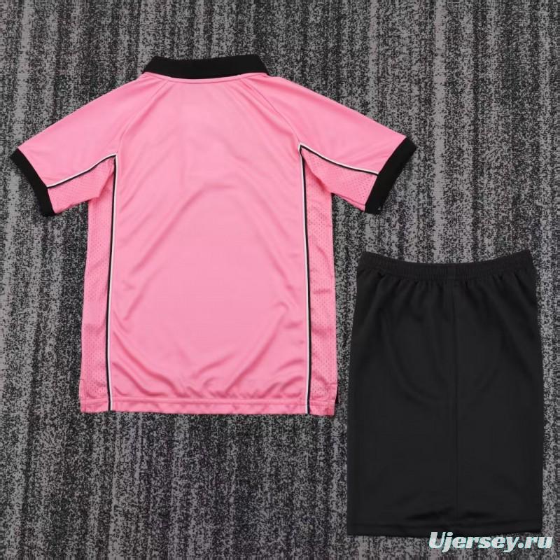 Retro Kids 97/98 Juventus Pink Away Jersey