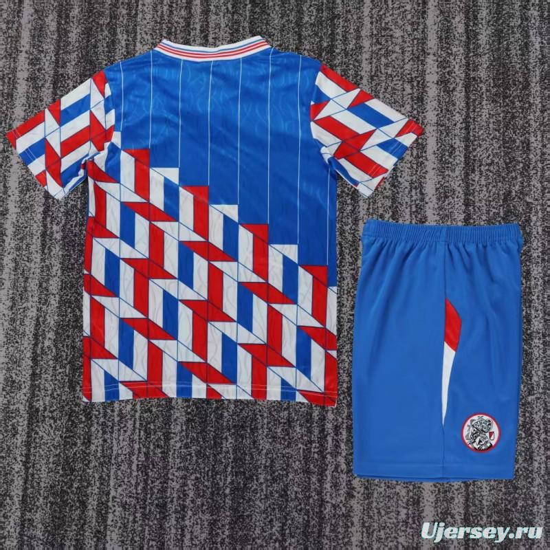 Retro Kids 89/90 Ajax Away Jersey