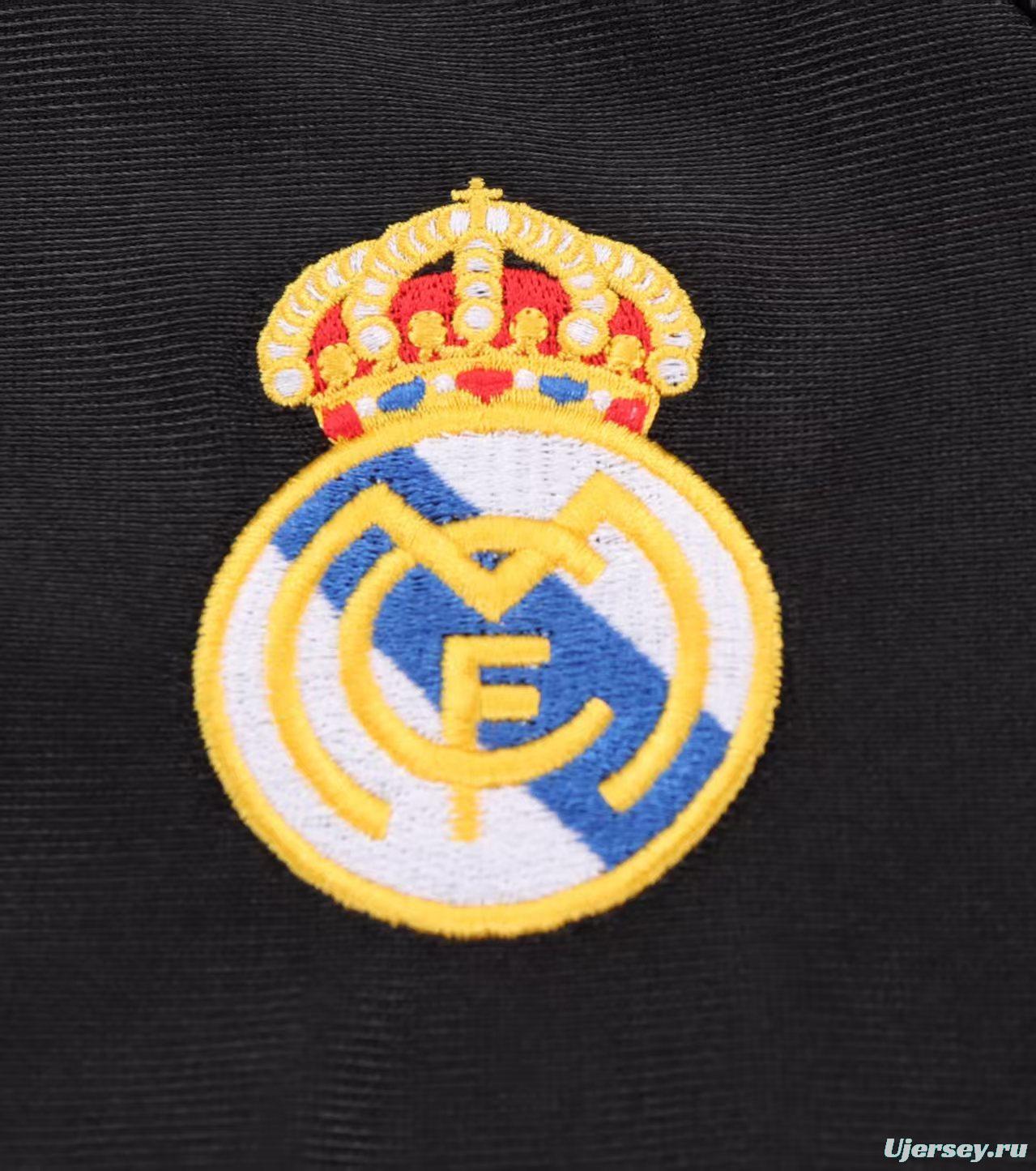Retro Kids 99/01 Real Madrid Away Black Jersey