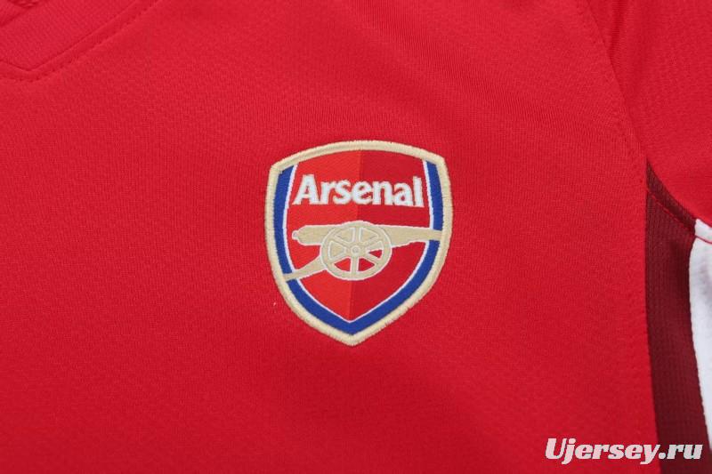 Retro 08/10 Kids  Arsenal Red Home Jersey