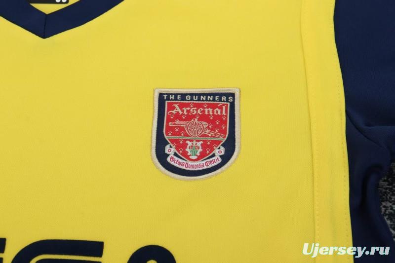 Retro Kids 00/01 Arsenal Away Jersey