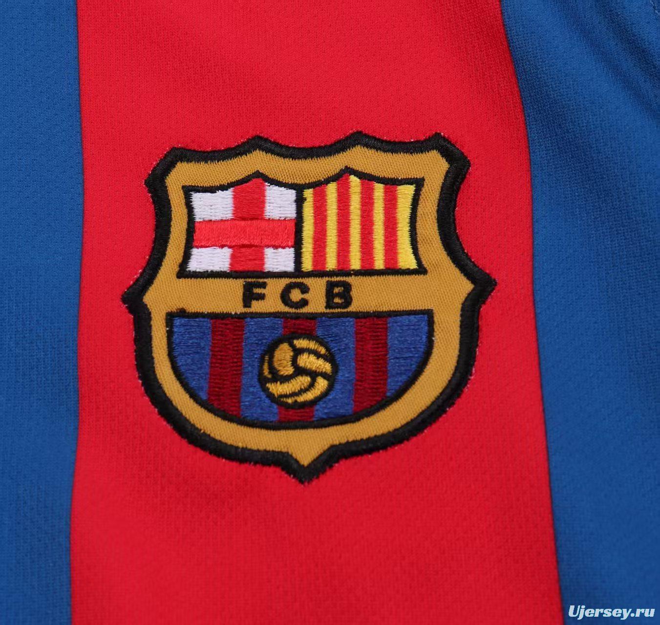 Retro Kids 04/05 FC Barcelona Home Jersey