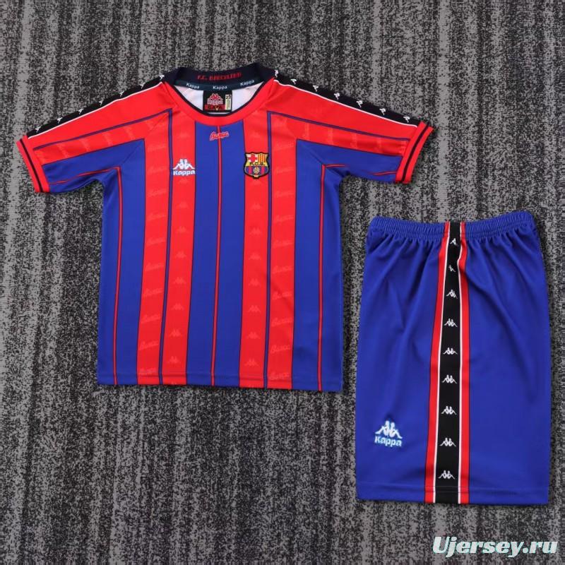 Retro Kids 97/98 Barcelona Home Jersey