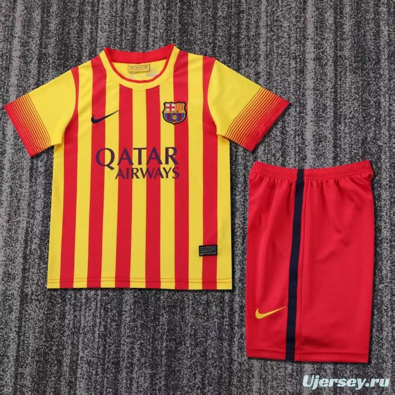 Retro Kids 13/14 FC Barcelona Away Jersey