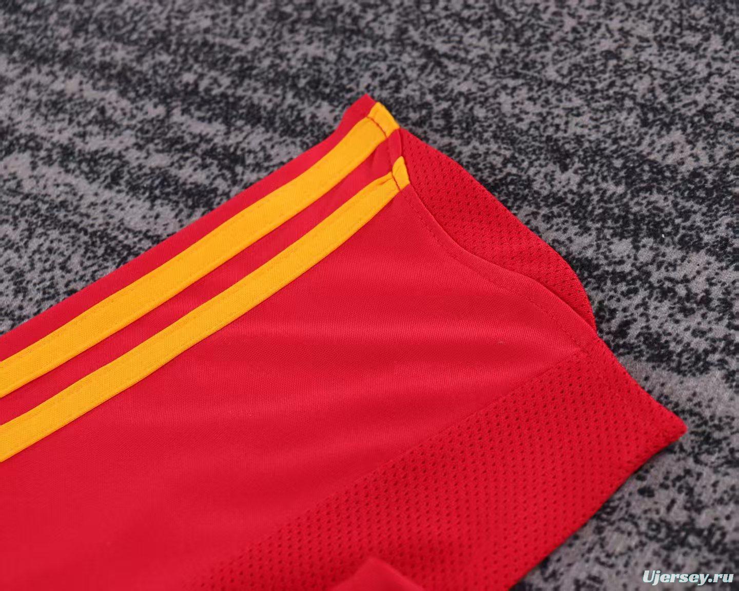 Retro Kids 2008 Spain Home Jersey