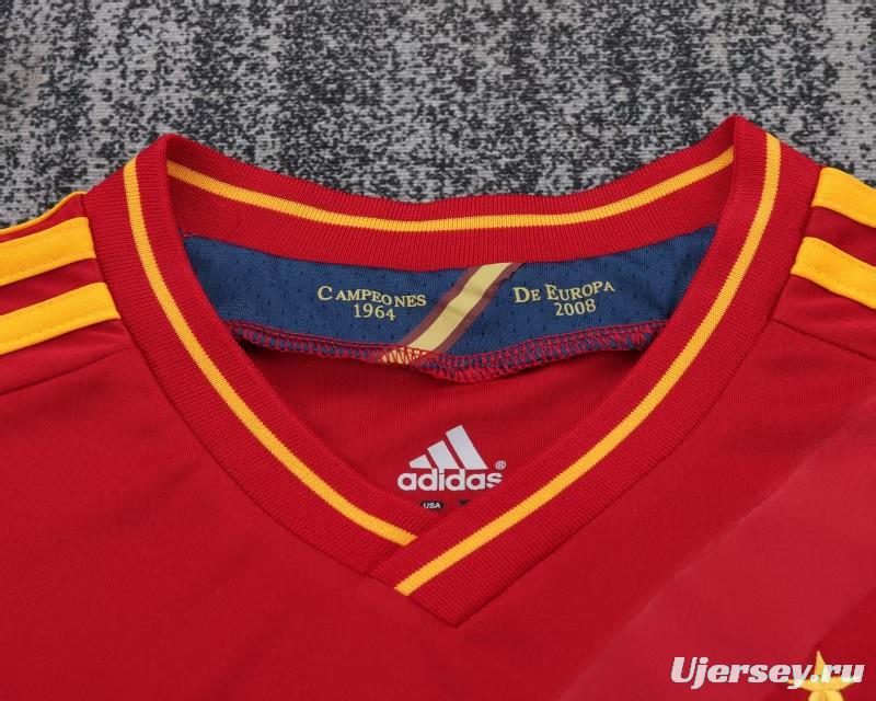 Retro Kids 2012 Spain Home Jersey