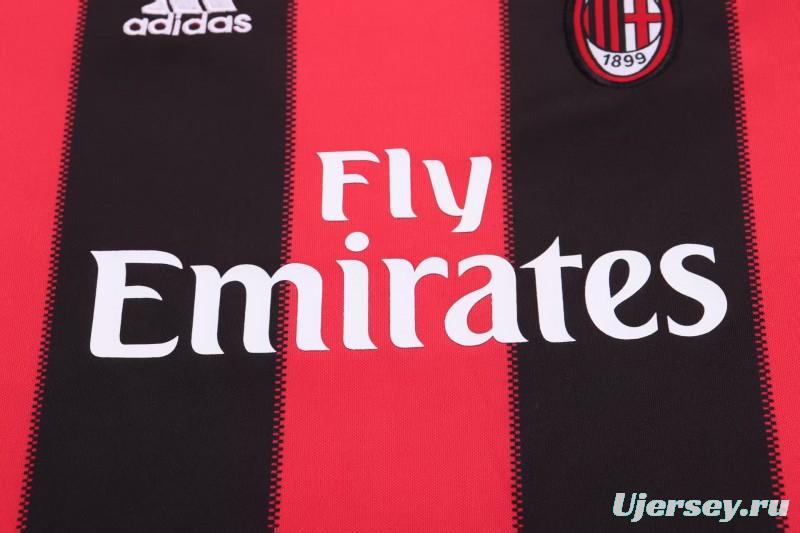 Retro Kids 11/12  AC Milan Home Jersey
