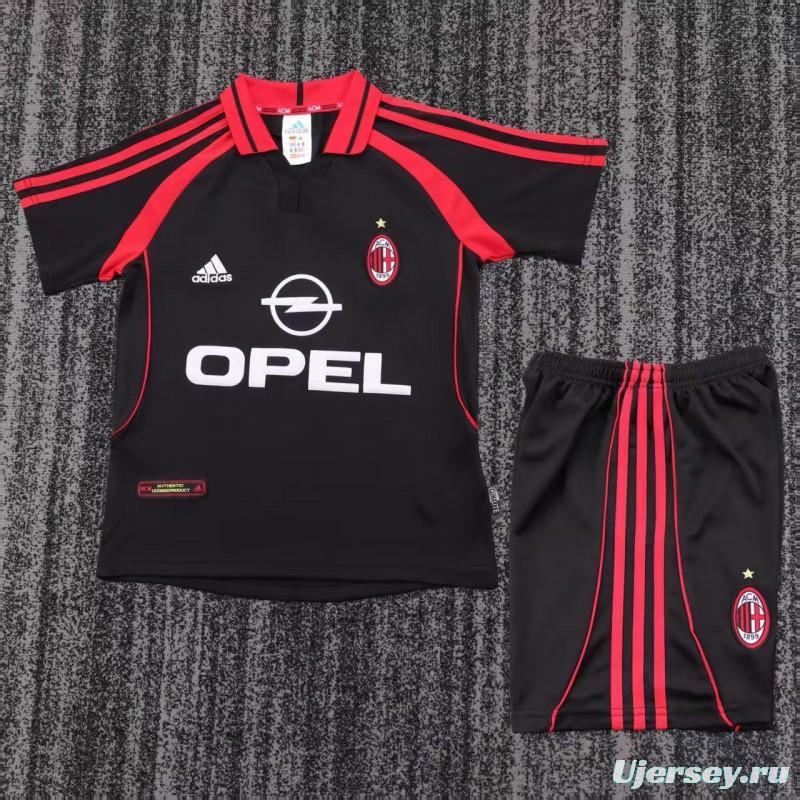 Retro Kids 00/01  AC Milan Third Jersey