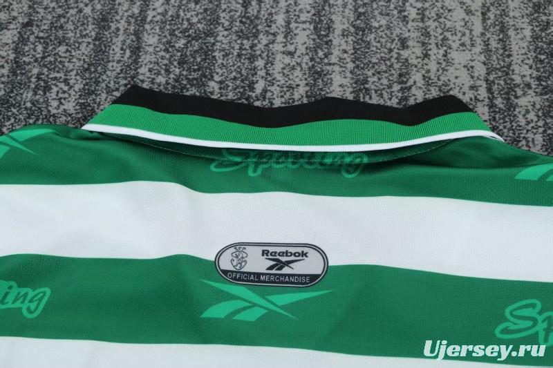 Retro Kids 99/00 Sporting Lisbon Home Jersey