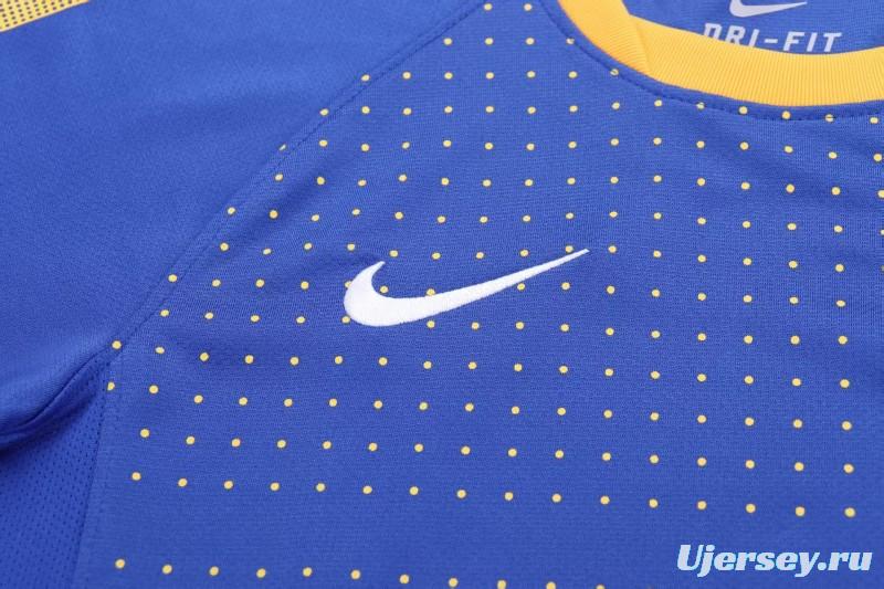 Retro 2010/11 Kids Brazil Blue & White Away Jersey