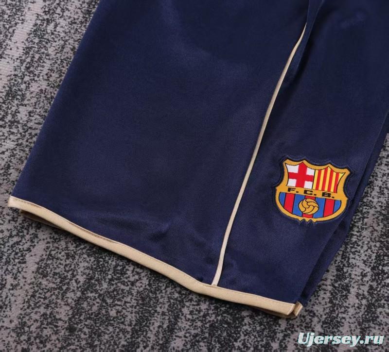 Retro Kids 01/02 Barcelona Away Jersey