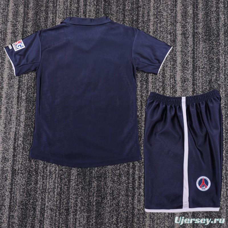 Retro Kids 01/02 PSG/Paris Saint-Germain Home Jersey