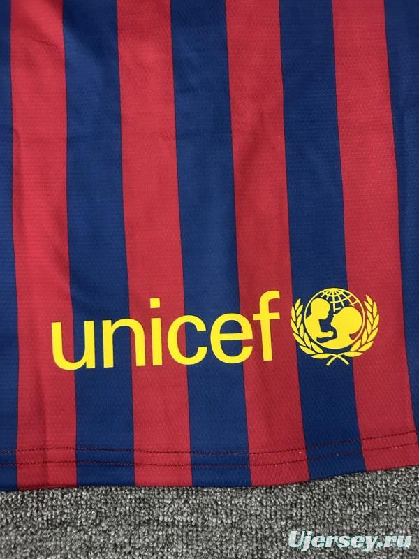 Retro Kids 13/14 FC Barcelona Home Jersey
