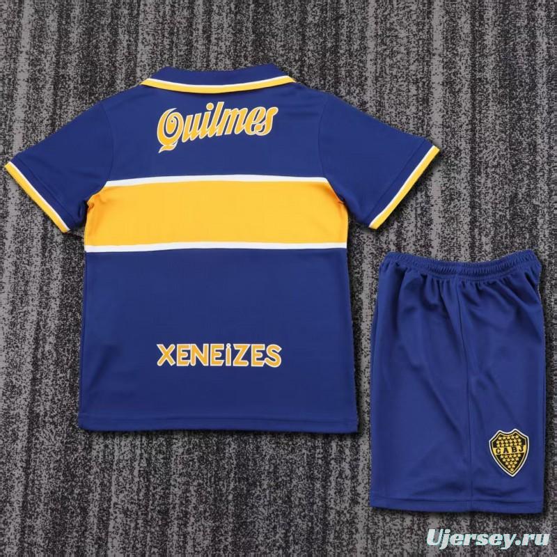 Retro Kids 96/97 Boca Juniors Home Jersey