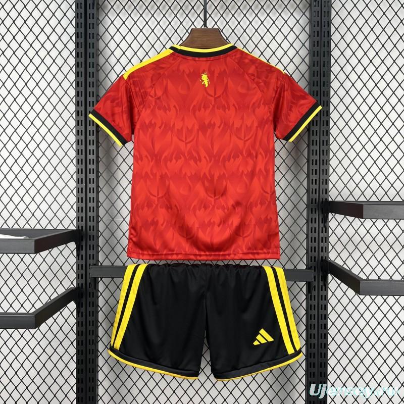 2026 Kids Belgium World Cup Home Kit