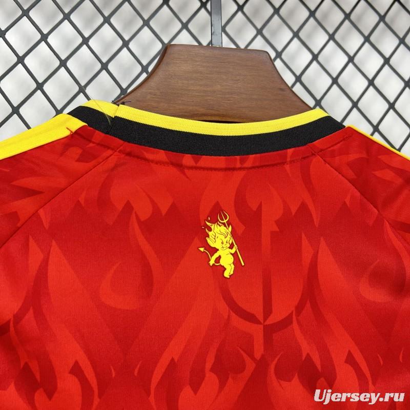 2026 Kids Belgium World Cup Home Kit