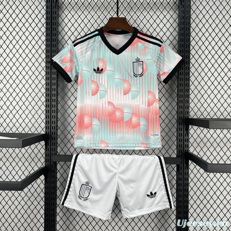 2026 Kids Belgium World Cup Away Kit