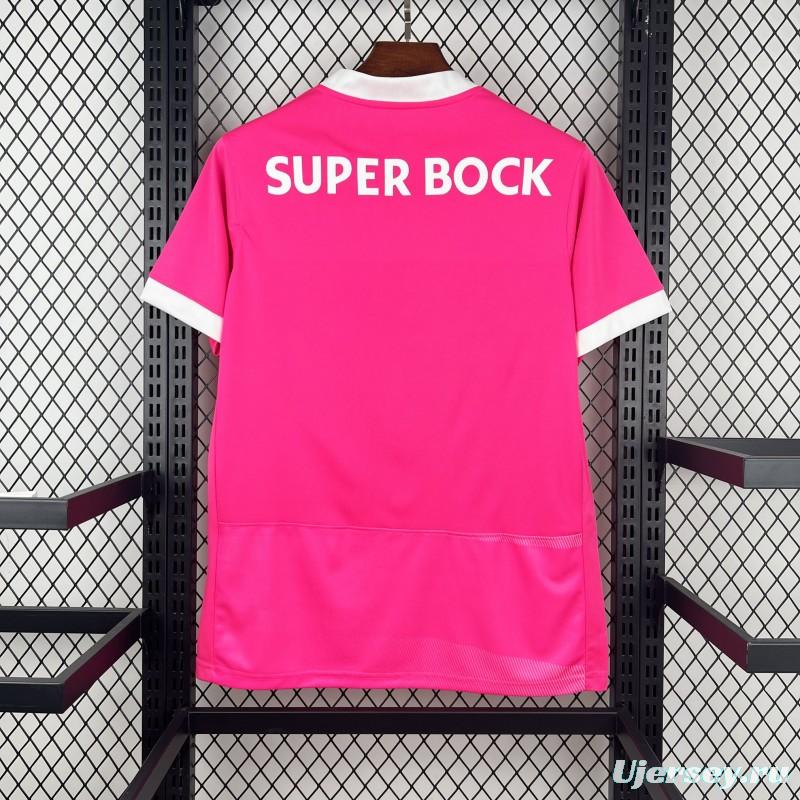 2026/27 Mens Sporting CP Pink October Jersey