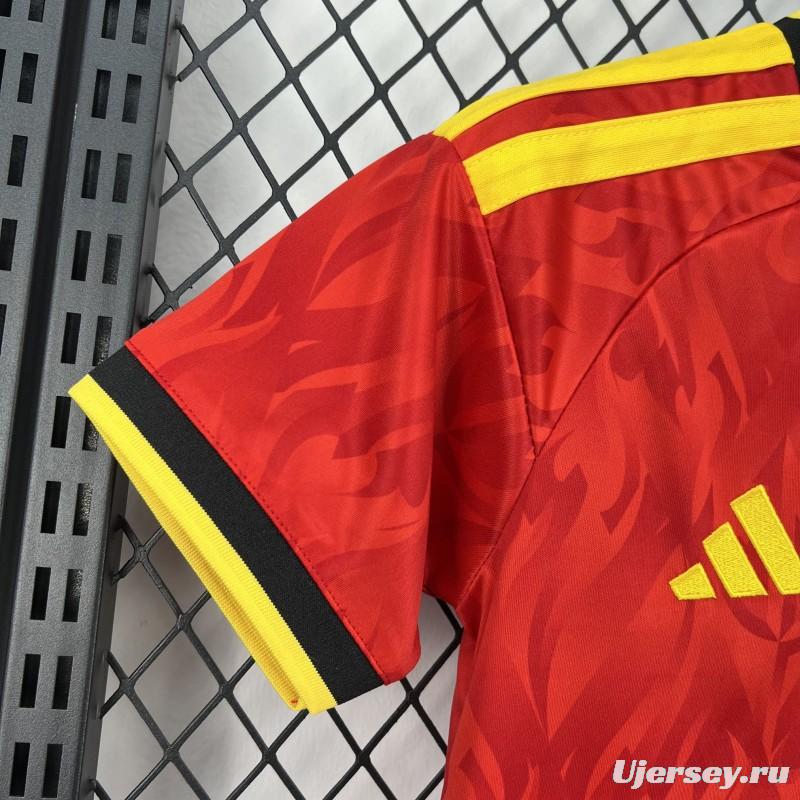 2026 Kids Belgium World Cup Home Kit