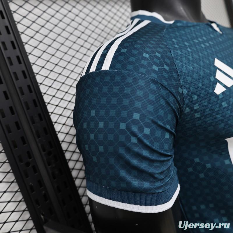 Player Version 26/27 Real Madrid Away Teal Blue  Jersey