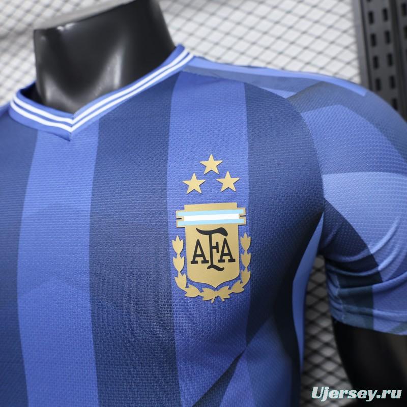 Player Version 2026 Argentina Special Edition Blue with Tonal  Jersey