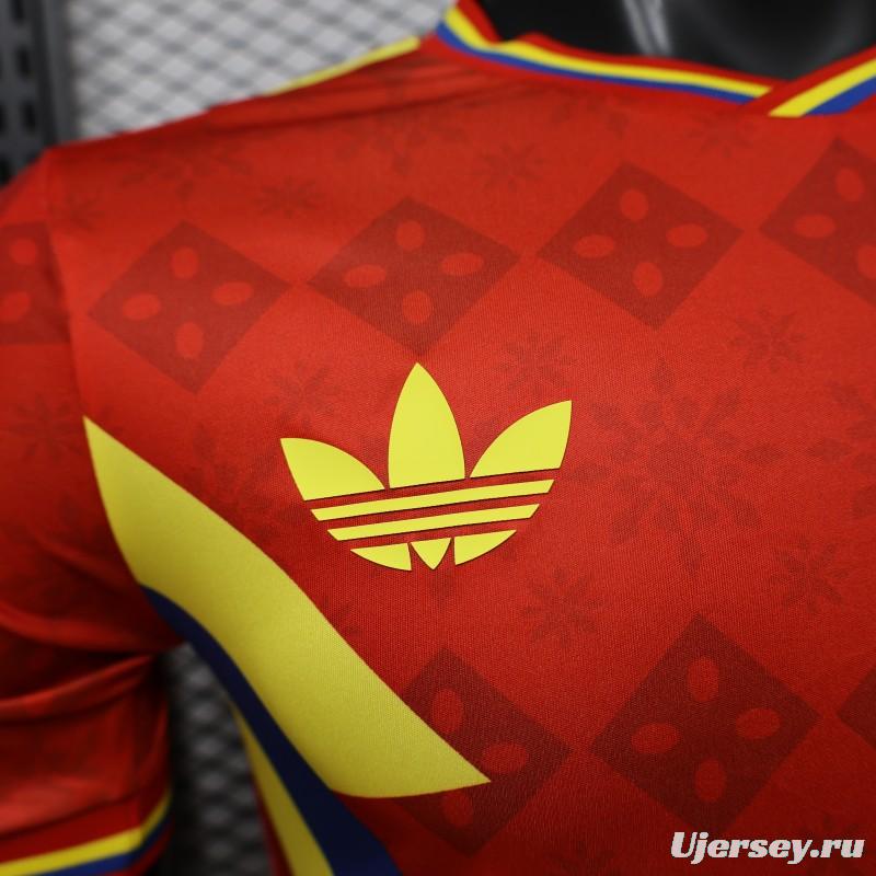 Player Version 2026 Colombia Special Edition  Away Red Jersey