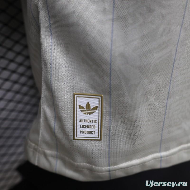 Player Version 26/27 Manchester United Away Cream White Jersey