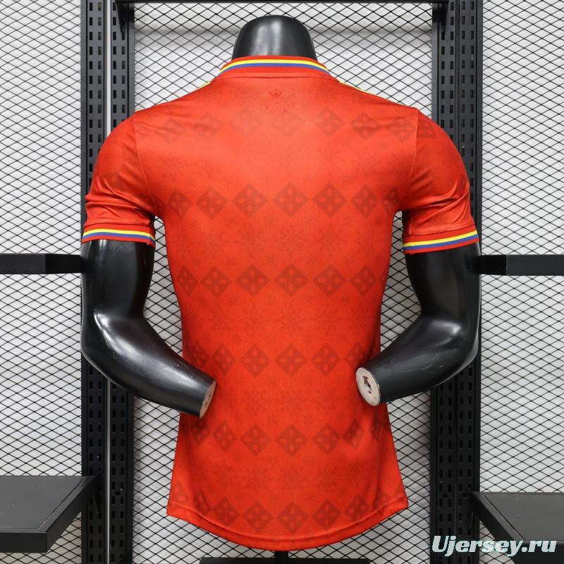 Player Version 2026 Colombia Special Edition  Away Red Jersey