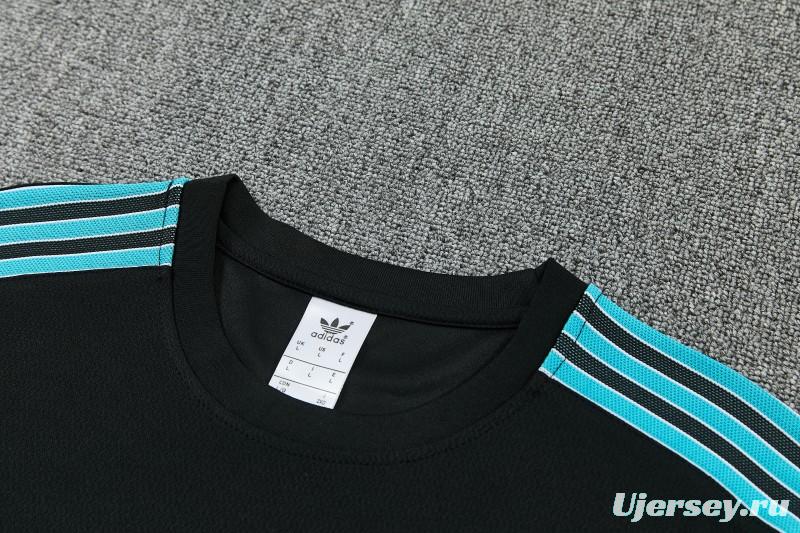 2026 Liverpool Black Short Sleeve Tracksuit + Long Pants