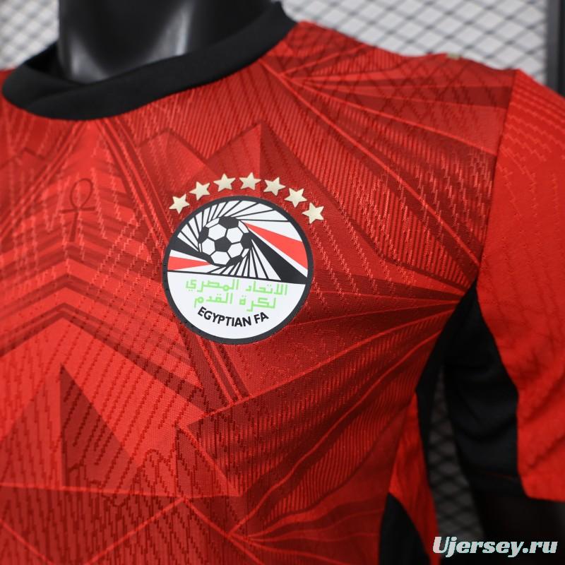 Player Version 2026 Egypt Red  Home Jersey