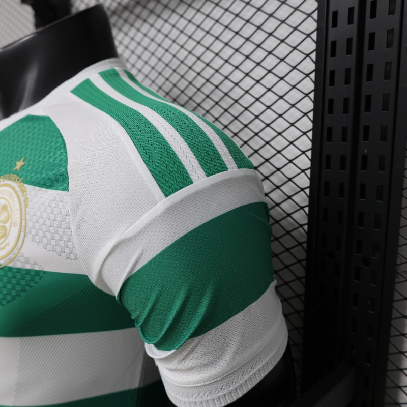 Player Version 26/27 Celtic Green & White Hooped Home Jersey