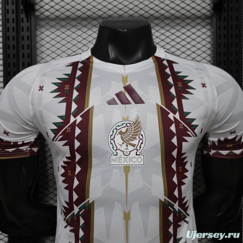 Player Version 2026 Mexico White  Special Edition Away Jersey