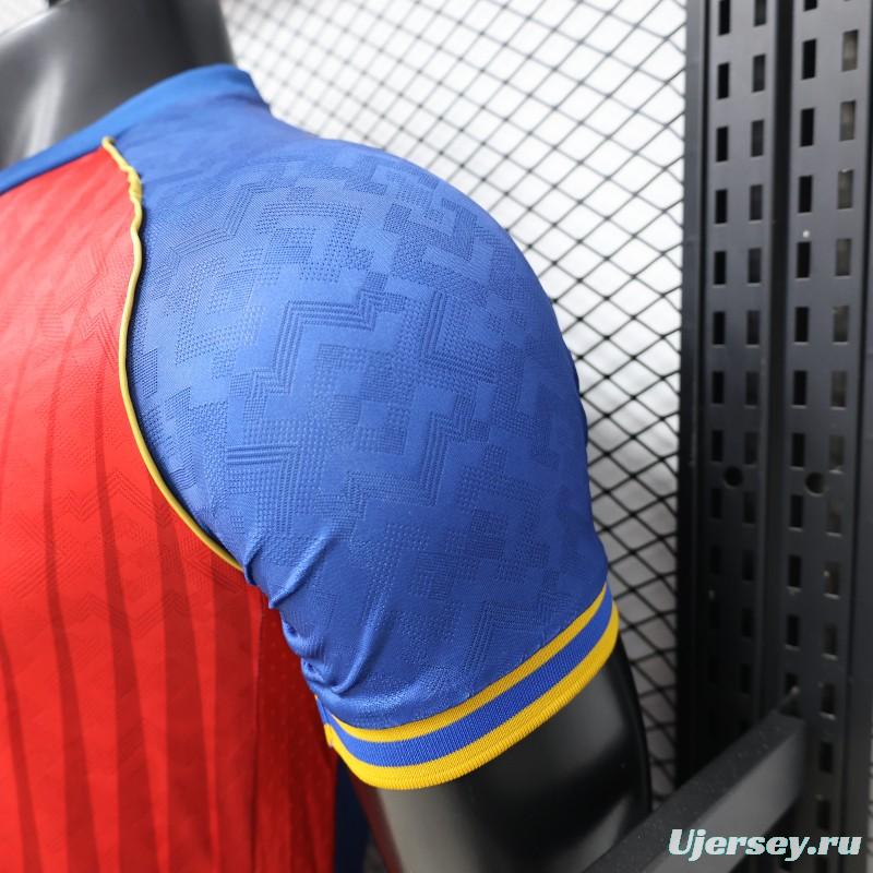 Player Version 26/27 FC Barcelona Royal Blue & Garnet Red Vertical Stripes  Special Edition Jersey