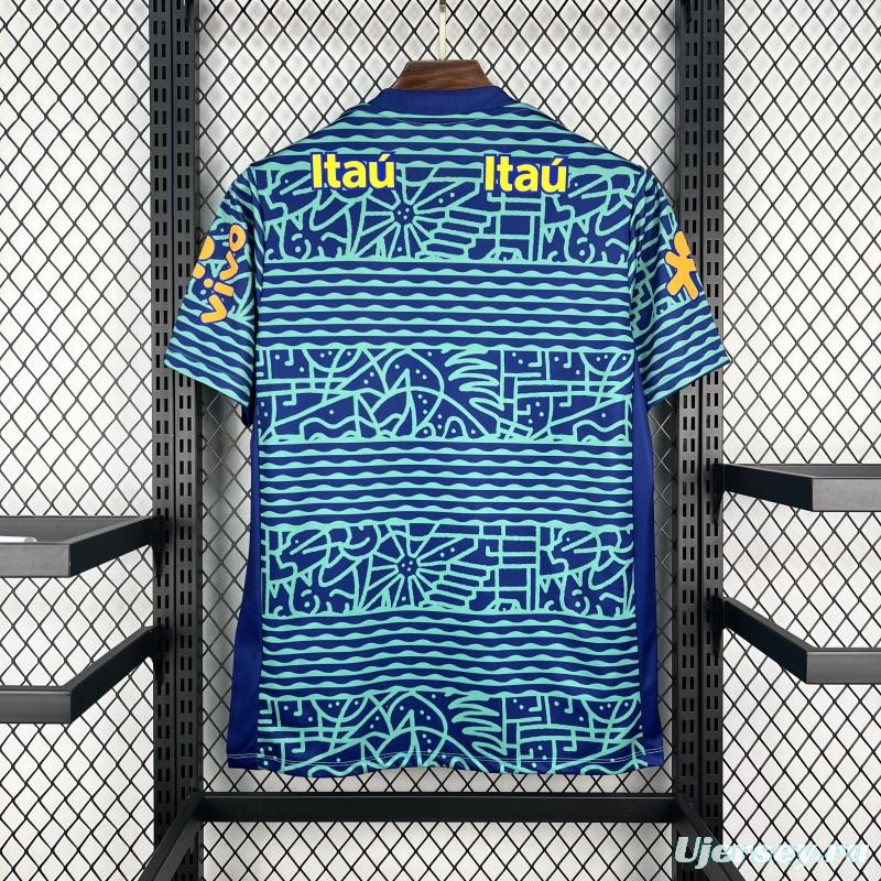 2024 Retro Brazil Pre-Match Jersey