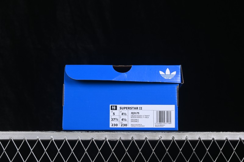 Adidas Originals Superstar II Classic Shell-Toe Casual Sneakers - JQ3175