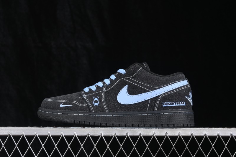 Nike Travis Scott x Fragment Design x Air Jordan 1 Low OG SP AJ1 Low Top Culture Casual Sneakers - LD8888-017