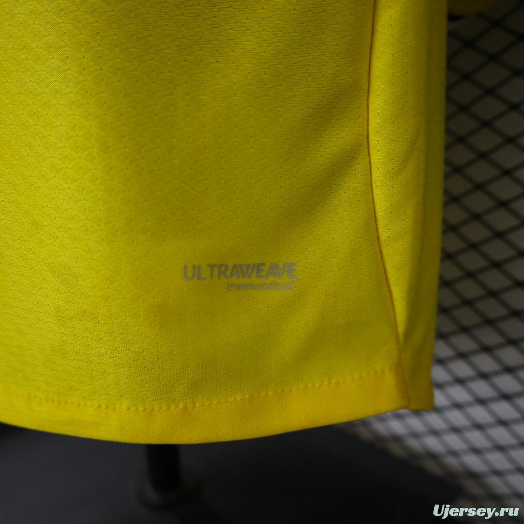 Player Version 26/27  Borussia Dortmund Yellow Home Long Sleeve Jersey