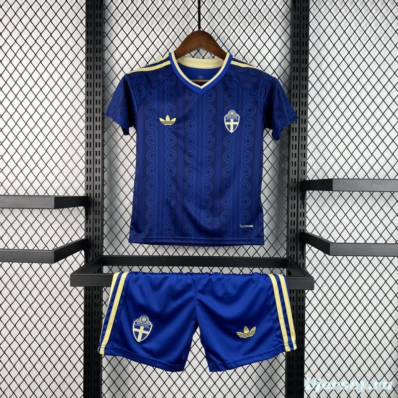 2026 Kids Sweden World Cup Away Kit