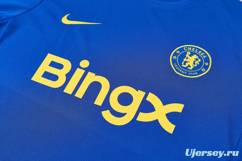 26/27 Chelsea Blue Short Sleeve+Soccer Shorts