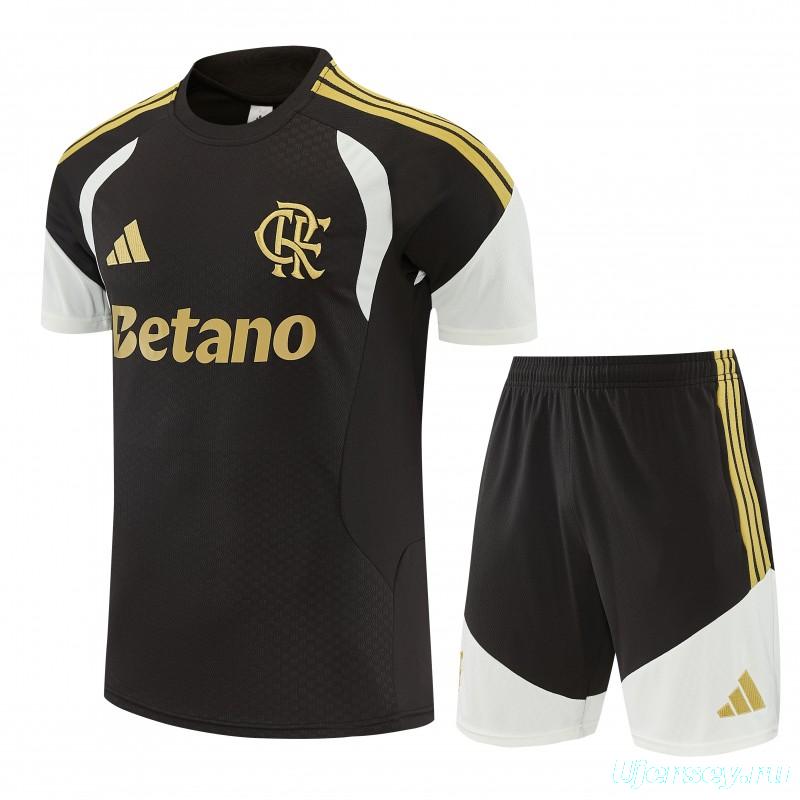 26/27 Flamengo Black Short Sleeve+Soccer Shorts
