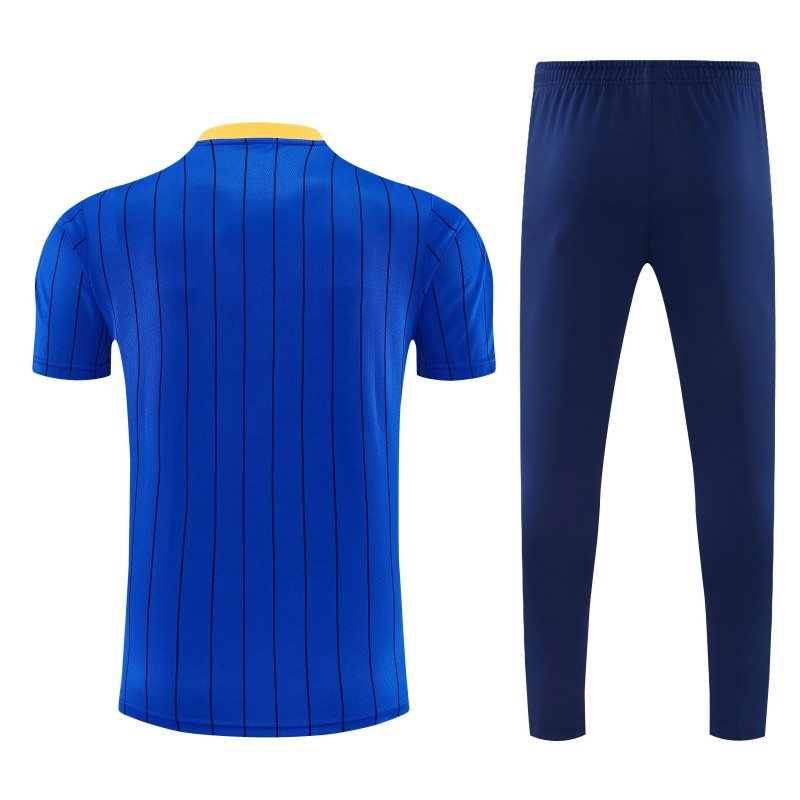 26/27 Boca Blue&Vavy Blue Short Sleeve Tracksuit + Long Pants