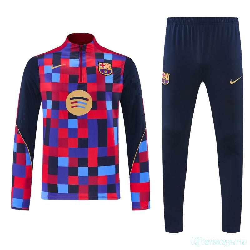 26/26 Barcelona Half Zipper Jacket Tracksuit + Long Pants