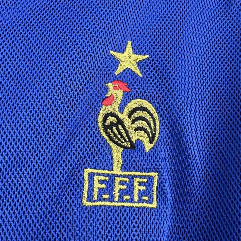 Retro 2002 France Home Jersey