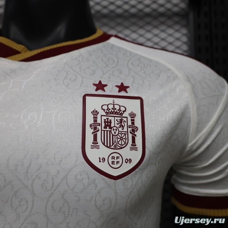 2 Star 2026 Spain Away White Jersey