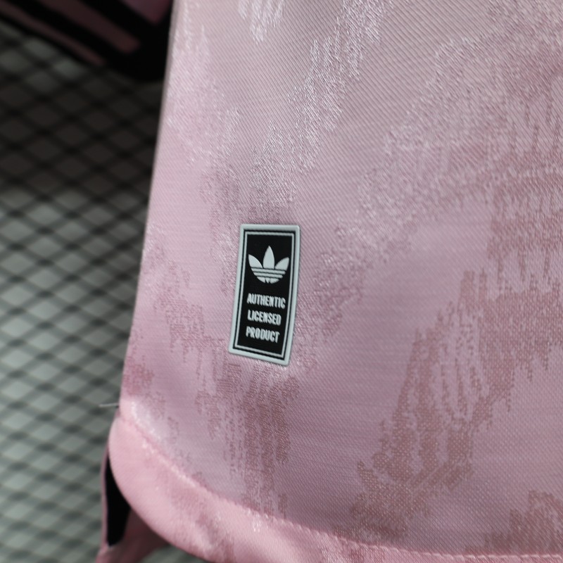 Player Version 26/27 Juventus Away Pink Long Sleeve Jersey