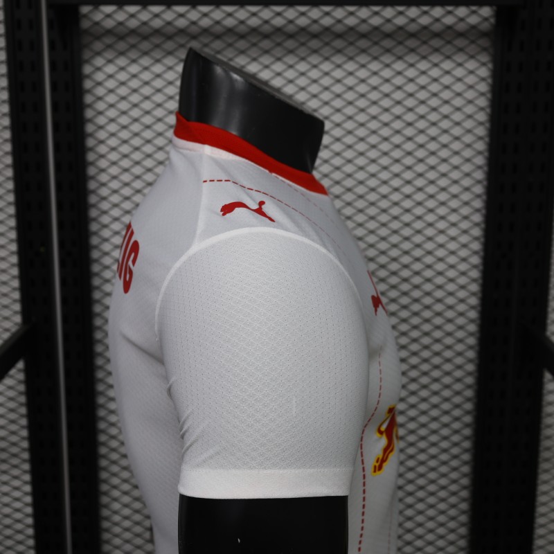 Player Version 26/27 RB Leipzig Home White  Stripes Jersey