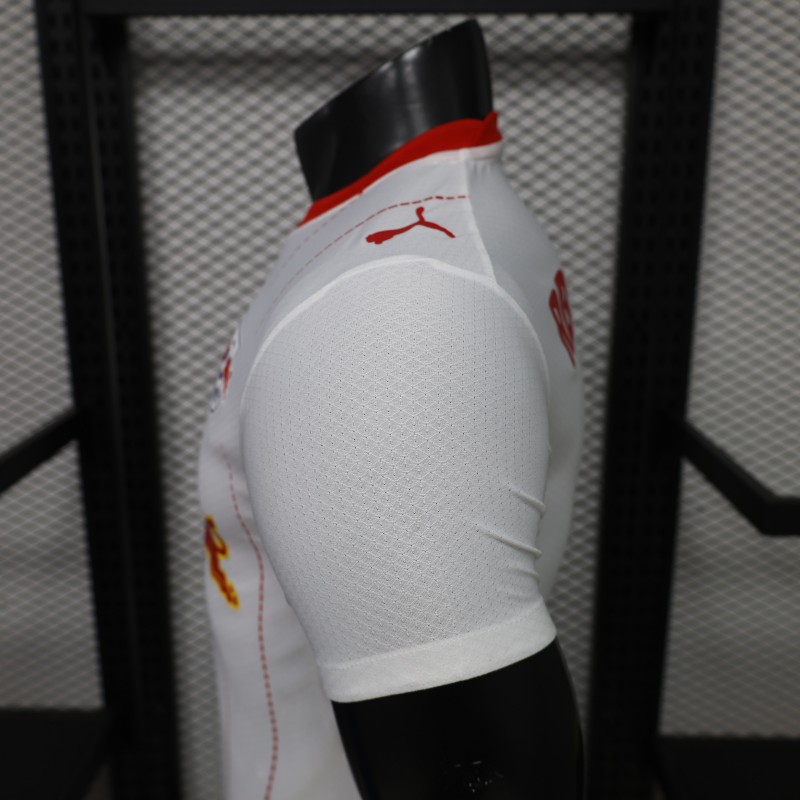 Player Version 26/27 RB Leipzig Home White  Stripes Jersey