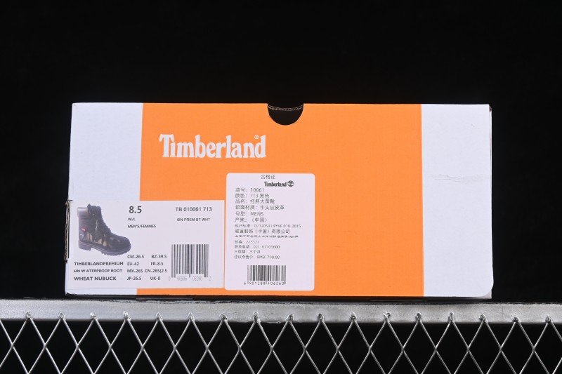 Timberland Original Premium Waterproof 6-Inch Boots with Thick Sole Collaboration Design - TB010061713