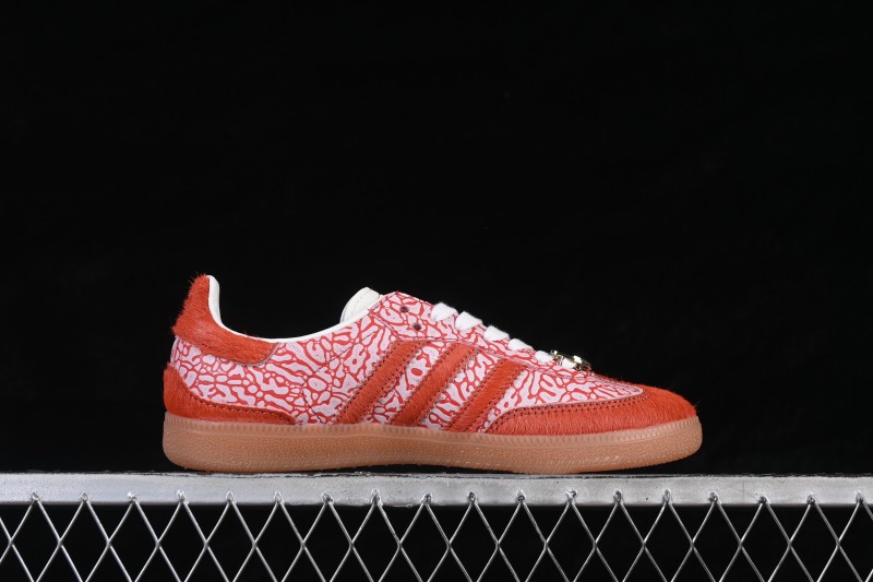 Adidas Samba OG Classic Skateboarding Shoes with Suede Upper - JR8743