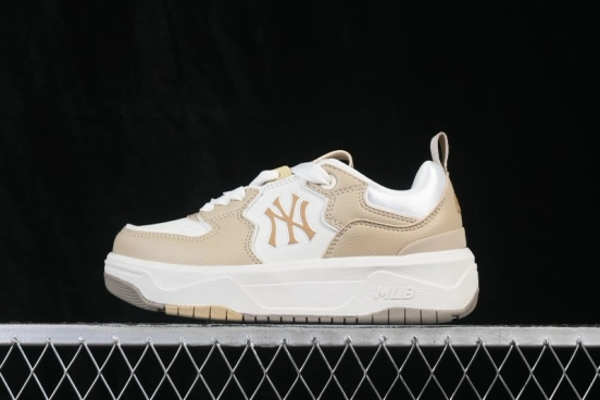 NY MLB Chunky Curve Liner New York Yankees Thick-Soled Casual Running Shoes - 3ASXM096N50BGS